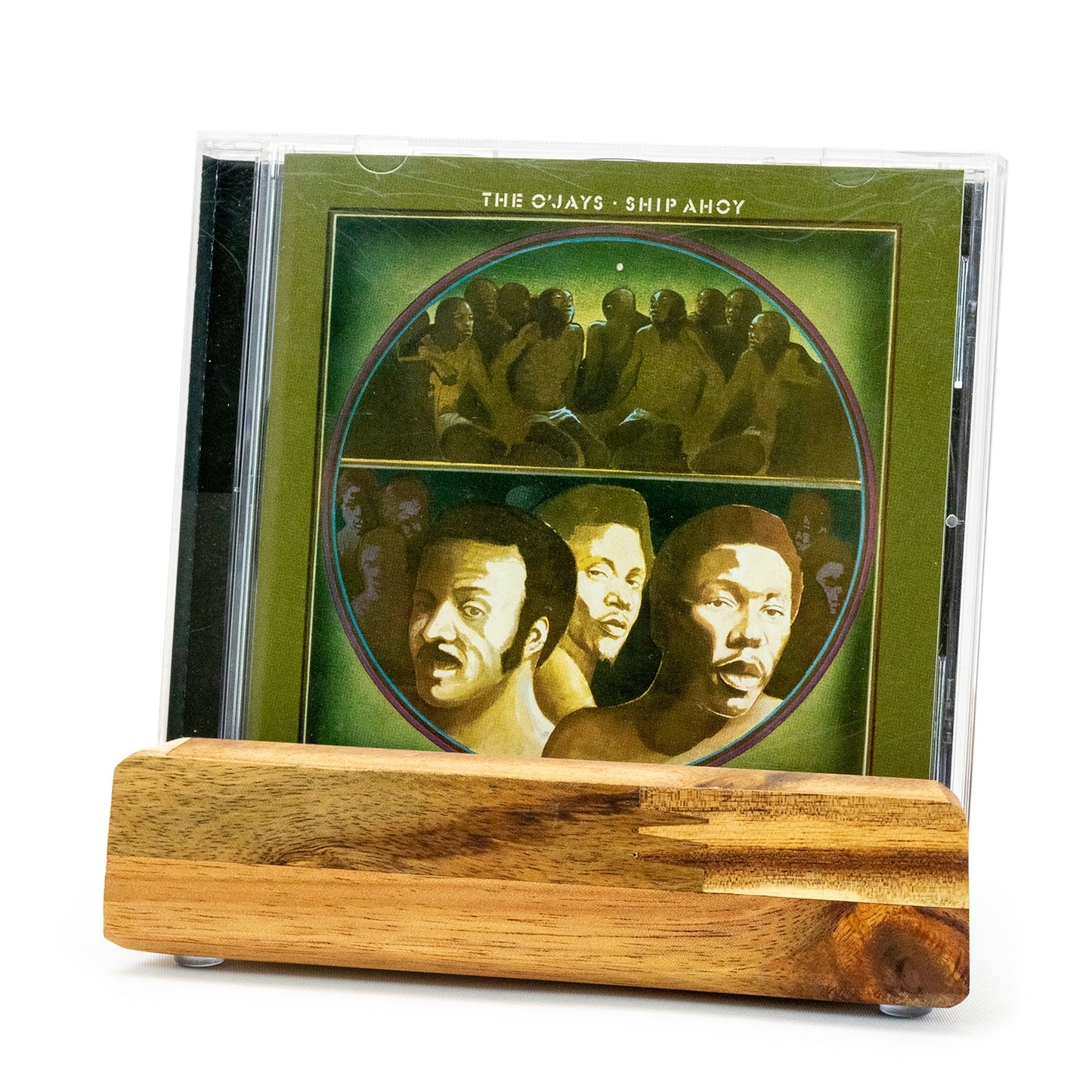 Massivholz CD-Regal, CD-Halter, CD-Ständer für eine CD aus Buche, Eiche oder Akazie. phonotastisch