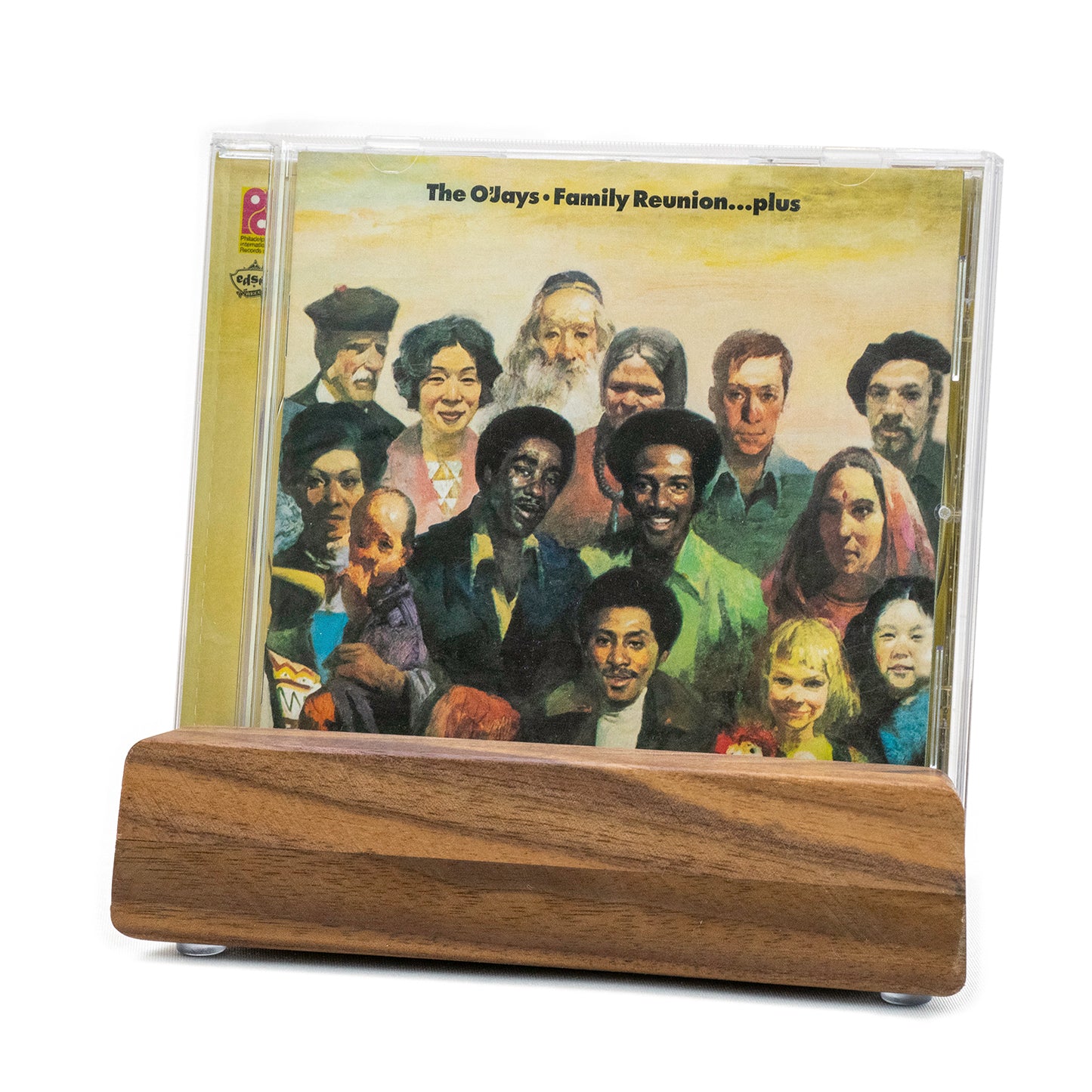 Massivholz CD-Regal, CD-Halter, CD-Ständer für eine CD aus Buche, Eiche oder Akazie. phonotastisch