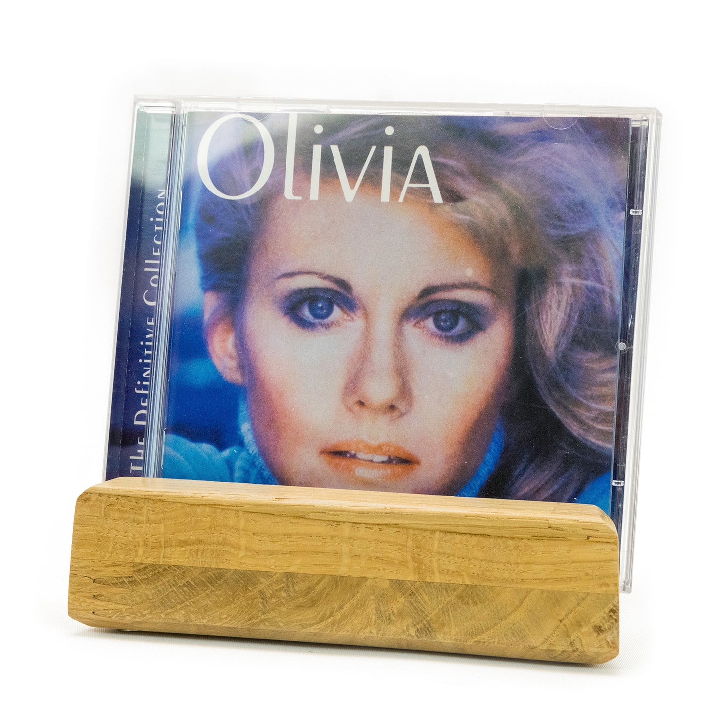 Massivholz CD-Regal, CD-Halter, CD-Ständer für eine CD aus Buche, Eiche oder Akazie. phonotastisch