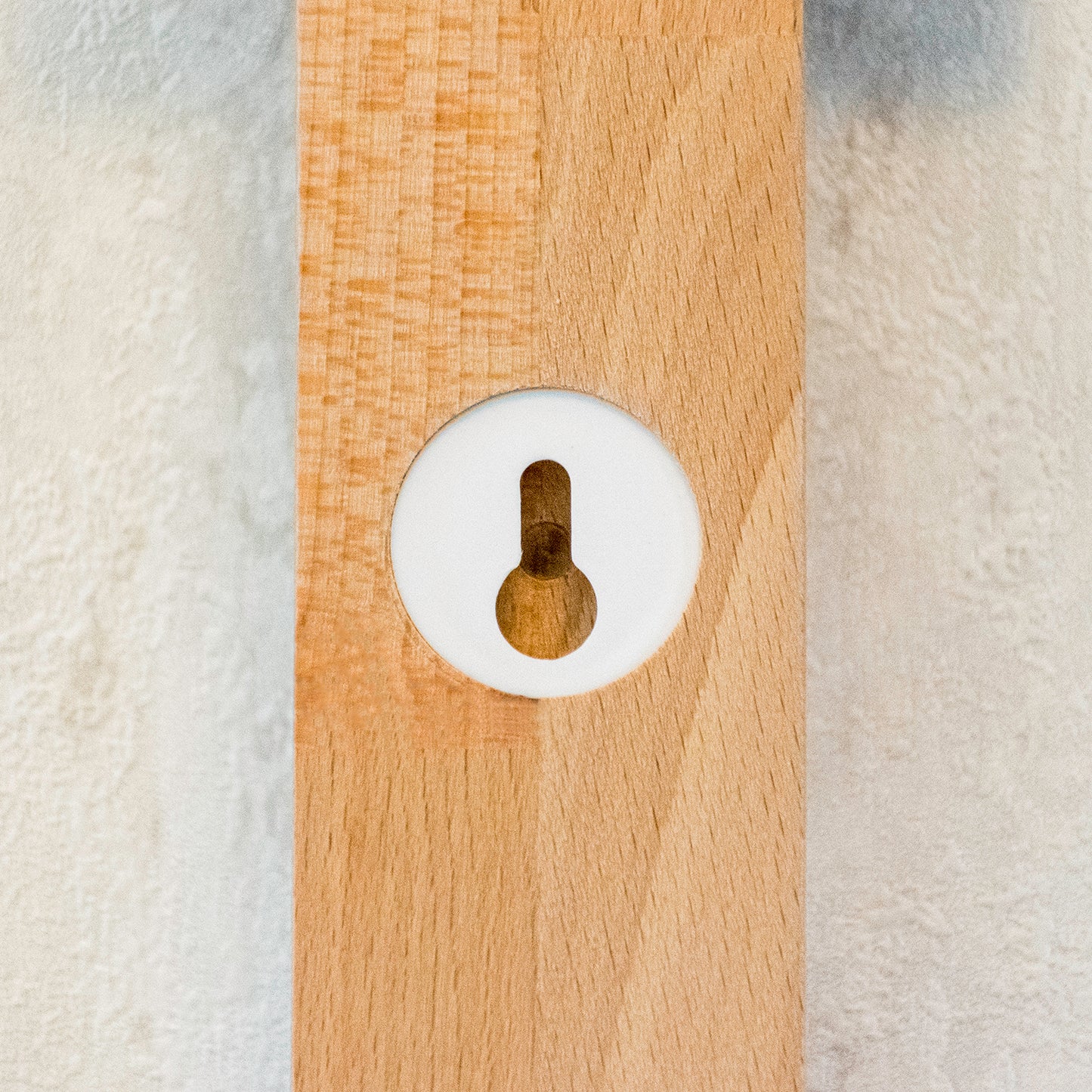 Befestigung Detail Schallplattenwandhalter für eine Schallplatte