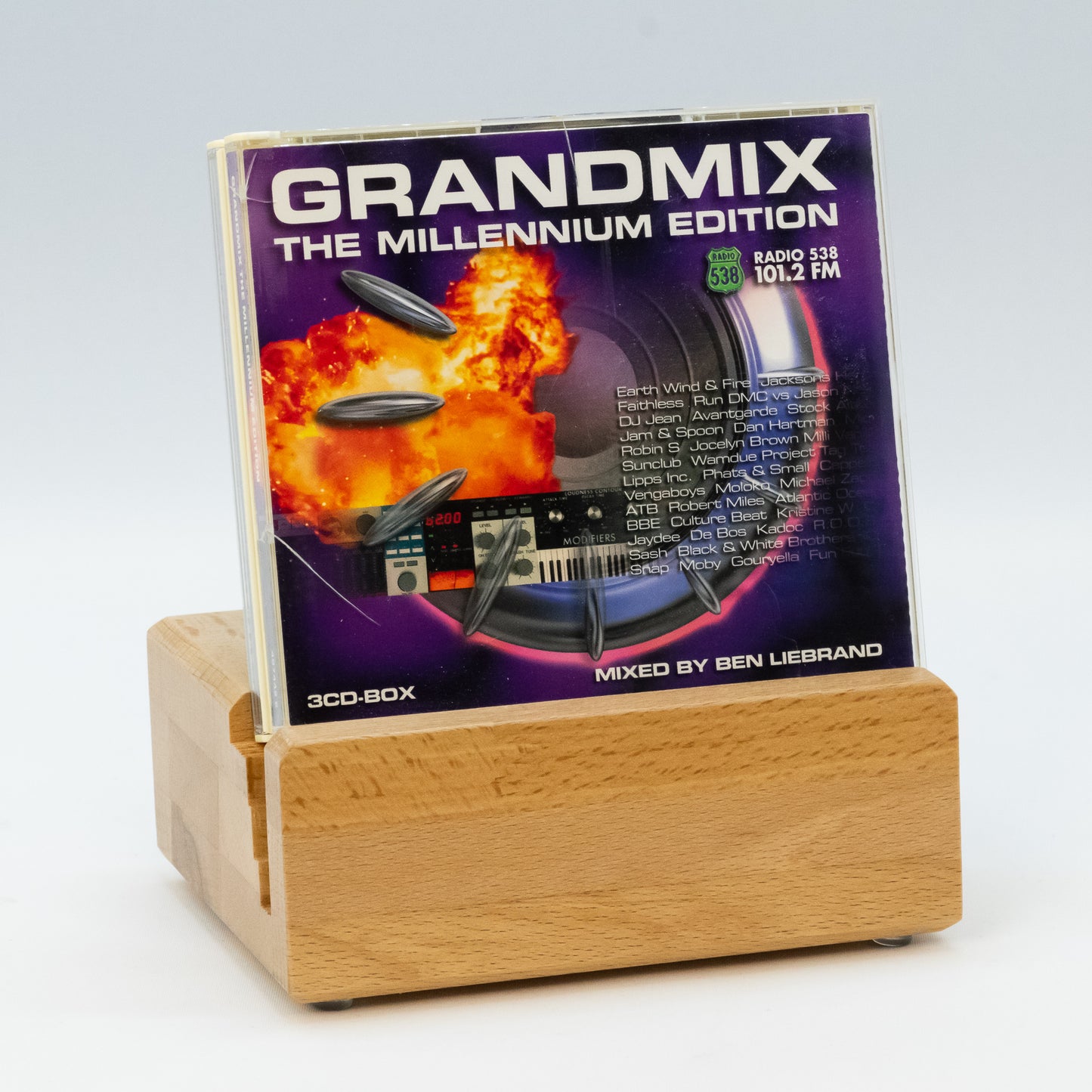 Multitalent CD-Regal, CD-Ständer für bis zu 4 verschiedene CD-Größen phonotastisch