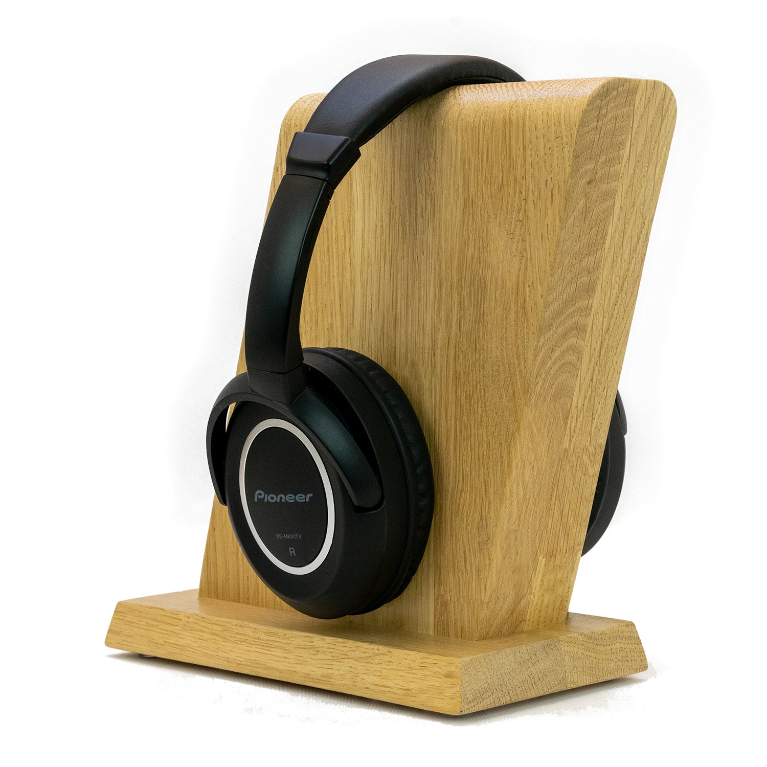 Kopfhörerständer / Kopfhörerhalter "Fin" aus Massivholz. phonotastisch