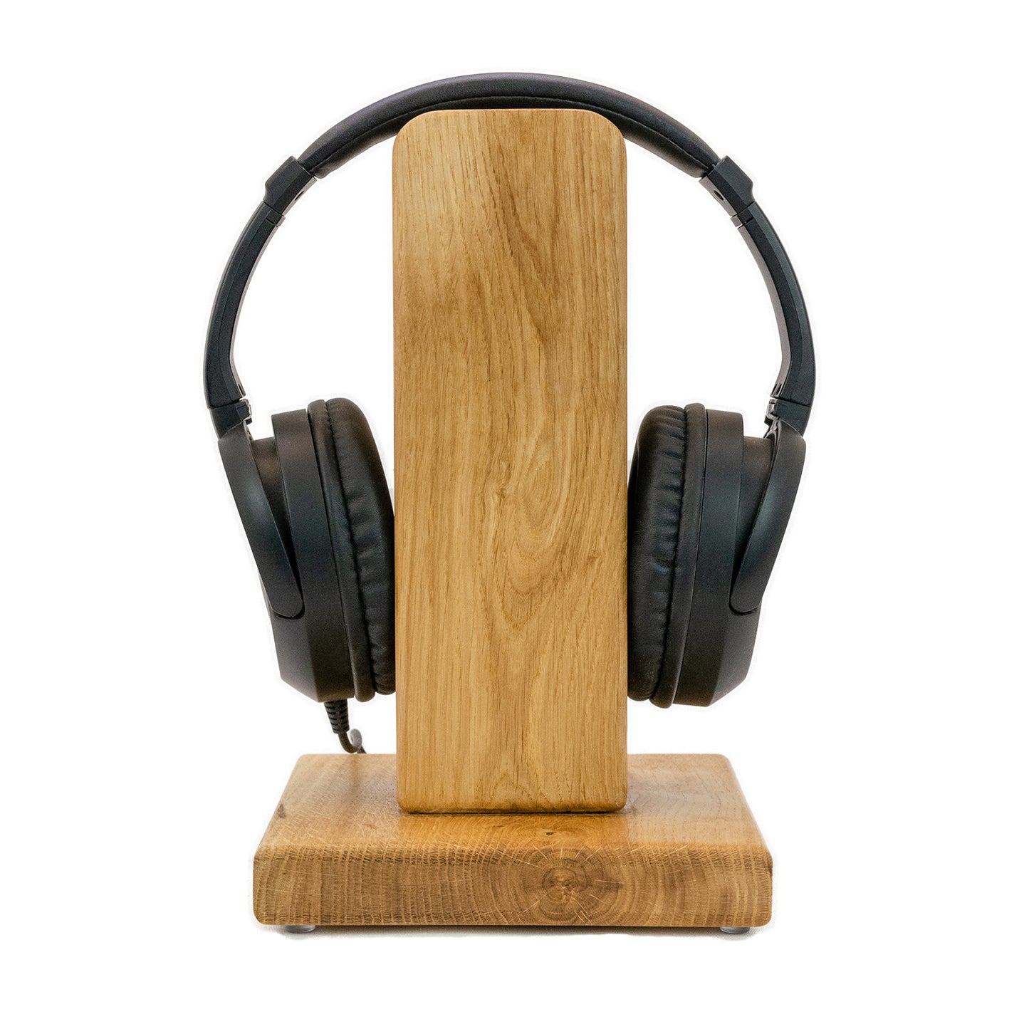 Kopfhörerständer STAND aus massivem, geölten Eichenholz. phonotastisch