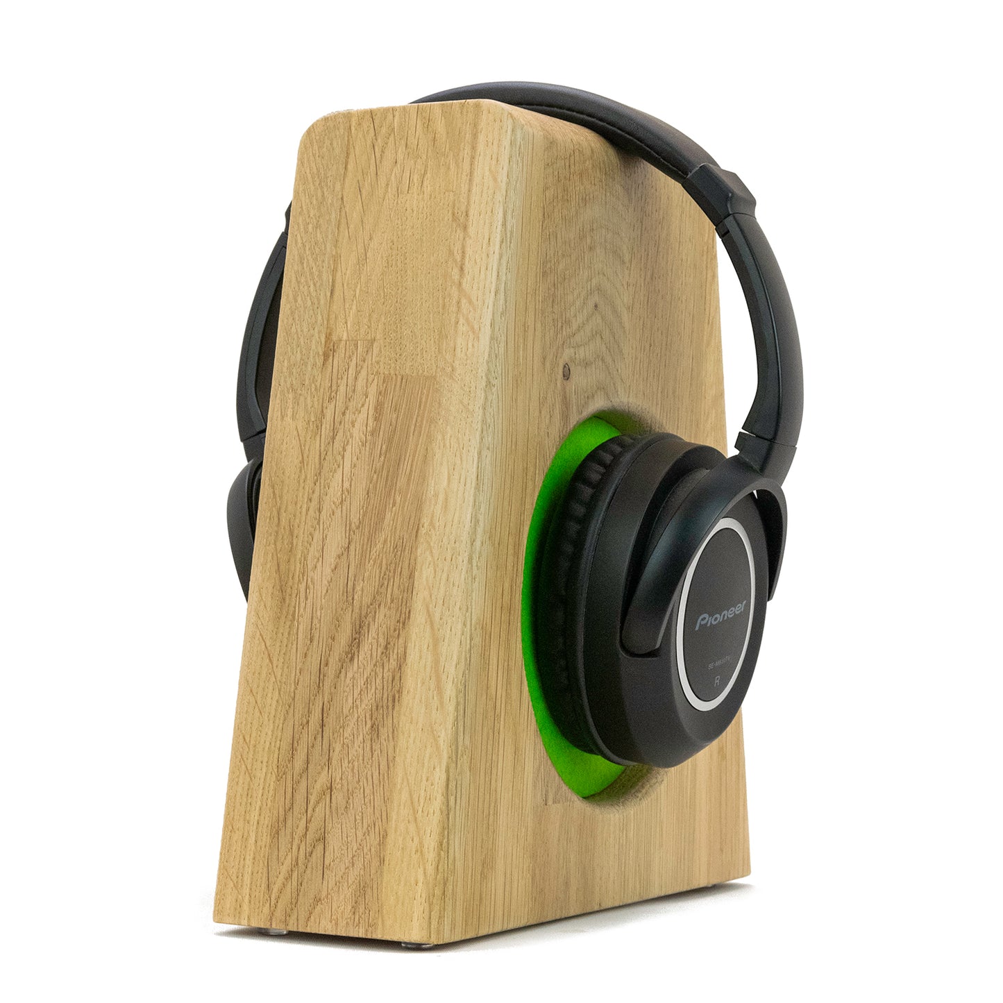 Der Perfekte Ständer für Deinen Kopfhörer: Der PHONEBLOCK aus Massivholz und Ohrpolsterschutz. phonotastisch