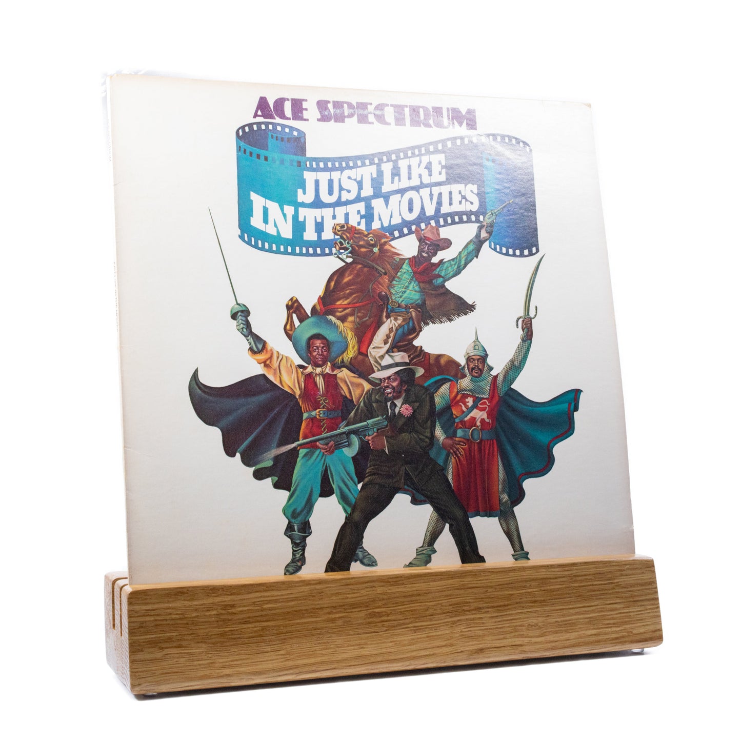 Schallplattenhalter DUO MASSIV Eiche Phonotastisch