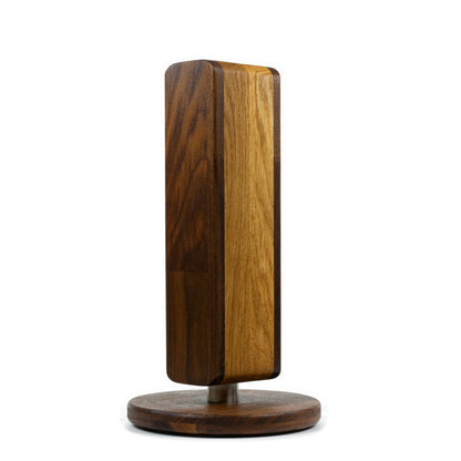 Kopfhörerständer CurveOne FineLine aus Massivholz – Eiche, Walnuss & Edelstahl phonotastisch