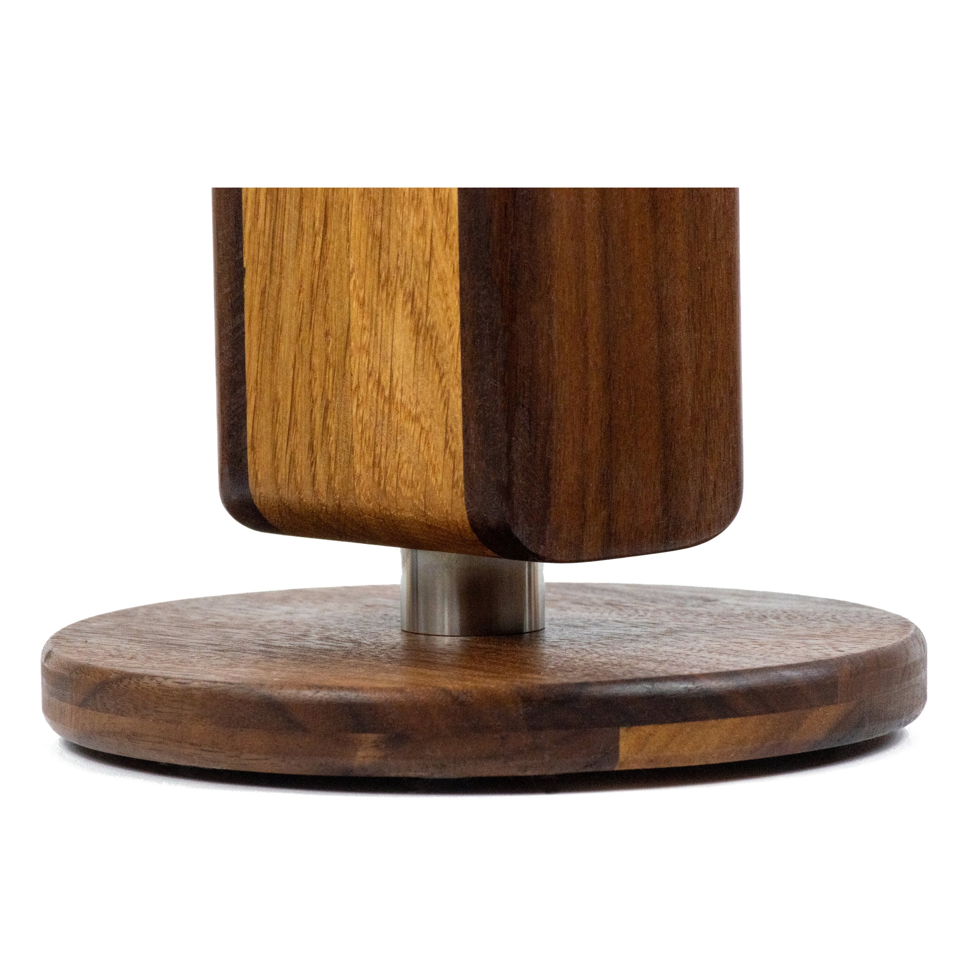 Kopfhörerständer CurveOne FineLine aus Massivholz – Eiche, Walnuss & Edelstahl phonotastisch