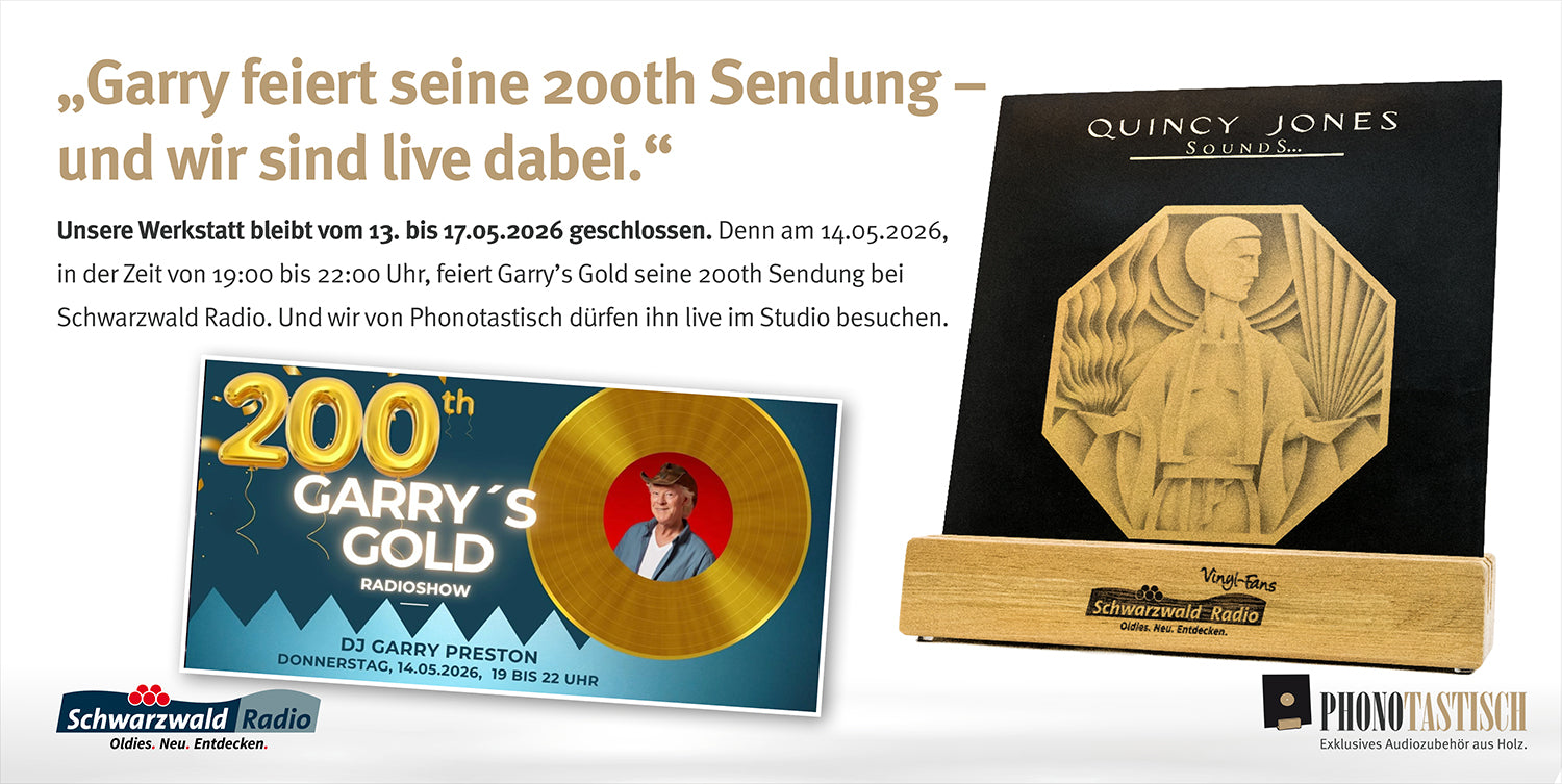 „Garry feiert seine 200th Sendung – 
und wir sind live dabei.“
