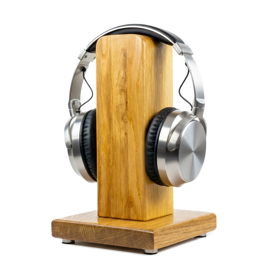 Kopfhörerständer theONE aus Eiche Phonotastisch