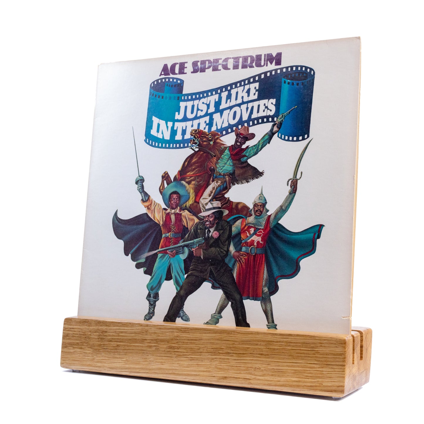 Schallplattenhalter DUO MASSIV Eiche Phonotastisch