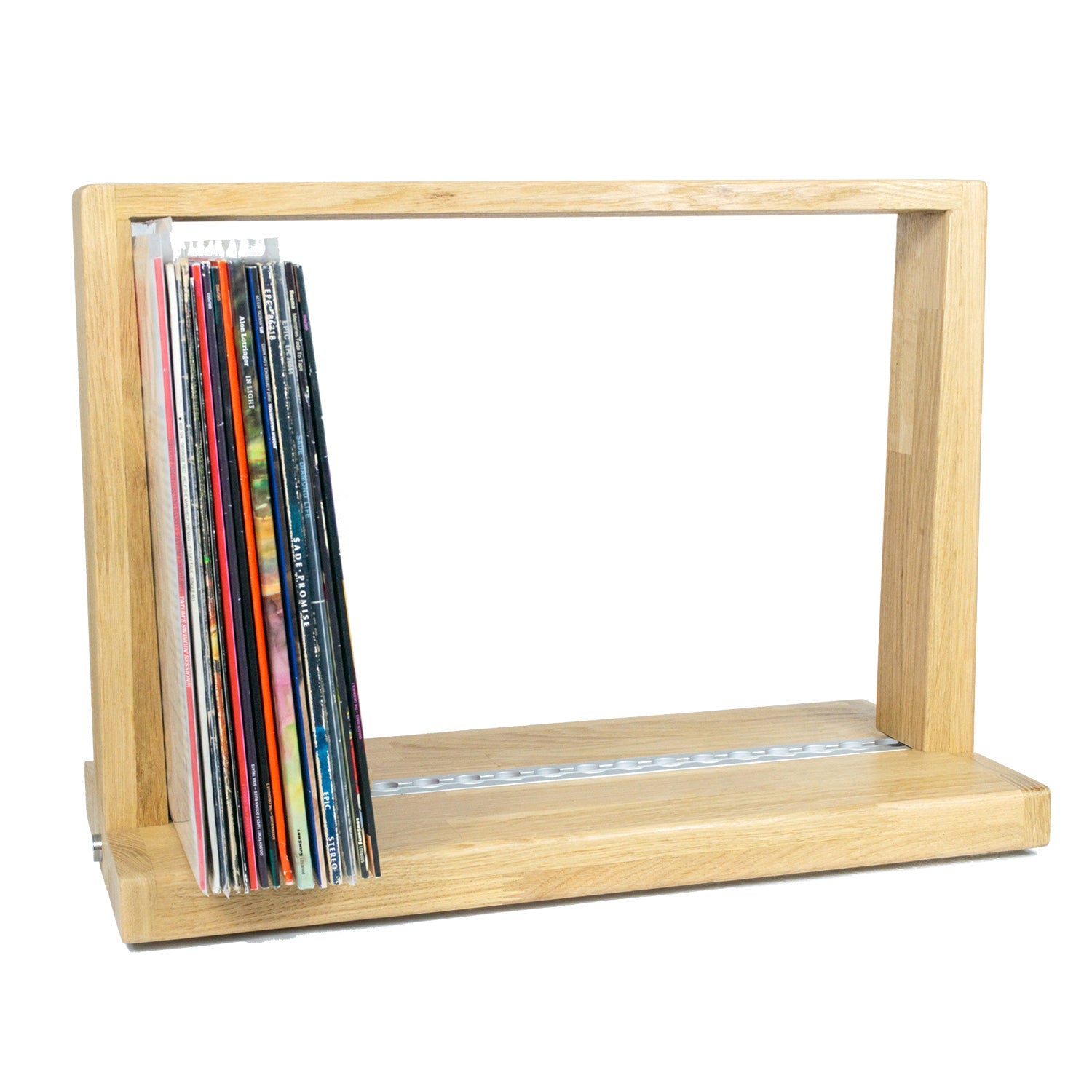 Schallplattenregal FRAME Flex mit VinylLock | Vinylhalter für LPs | Vinylregal für bis zu 100 Vinyl phonotastisch