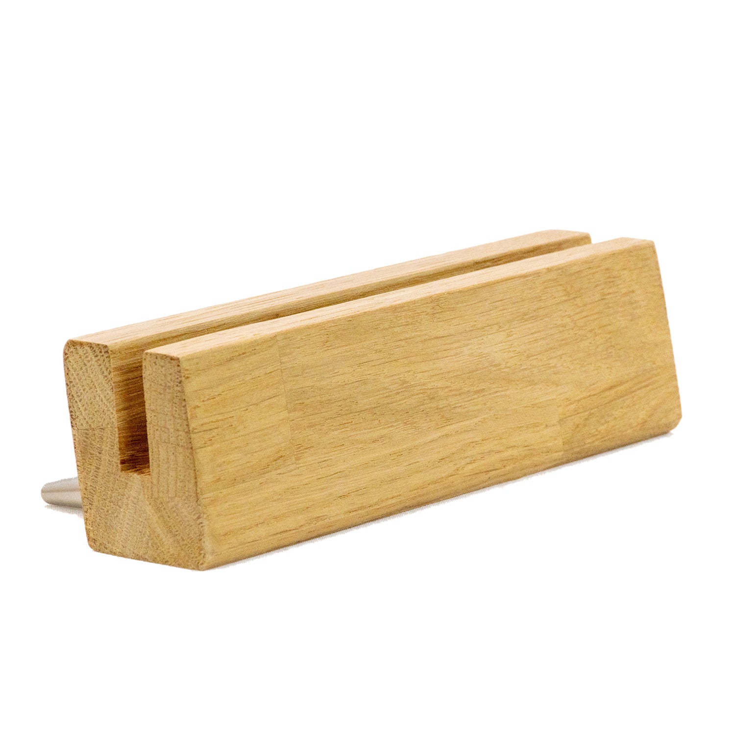  „Eleganter Schallplattenhalter aus Holz und Edelstahl für Vinyl im Wohnzimmer“ 