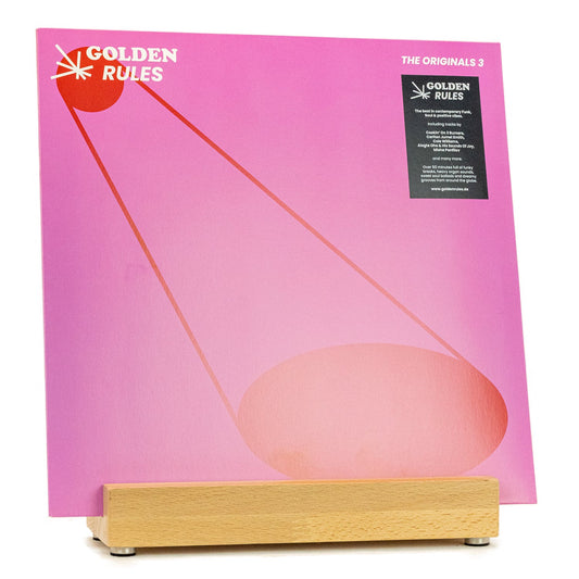  „Massivholz Vinylhalter für Schallplatten und Doppelalben im Regal“ 