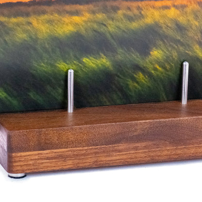  „Schallplattenständer aus Holz für Vinylcover und Doppelalben“ 