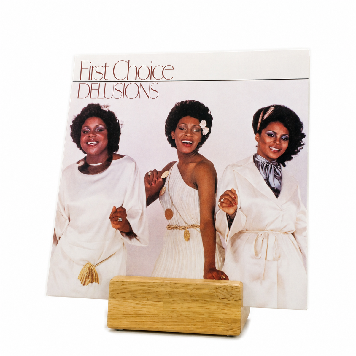 Schallplattenständer aus Holz | Vinylhalter für LPs | Minimalistischer Vinylständer für 1 Vinyl phonotastisch
