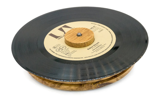  „Eleganter Schallplattenhalter aus Holz für Vinyl im Wohnzimmer“ 