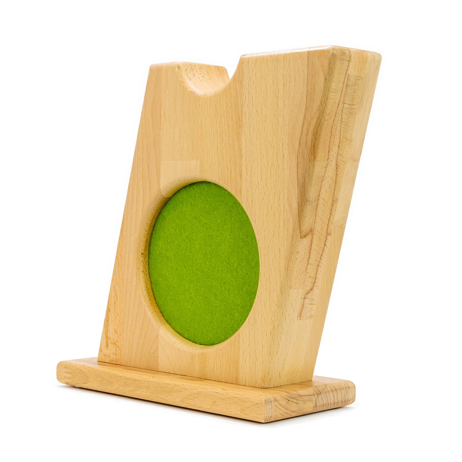„Headphone Stand aus Holz inklusive CleaPad“