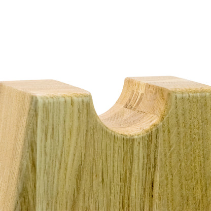 „Zeitgemäßer Headphone Stand aus Holz für Schreibtisch-Setups“ 