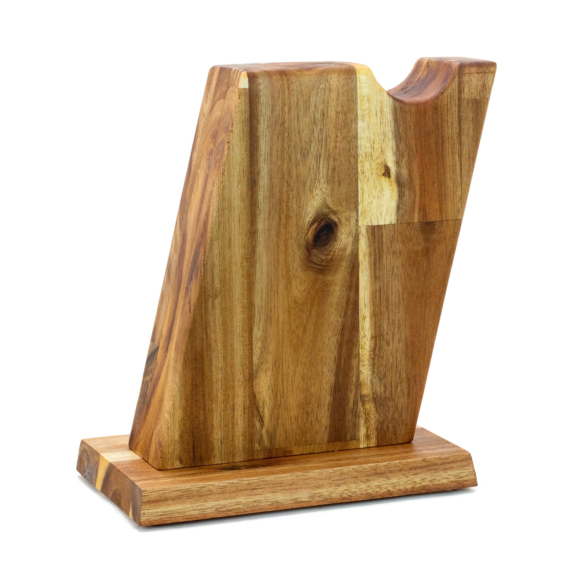 „Eleganter Kopfhörerhalter aus Massivholz für Schreibtisch und Studio“ 