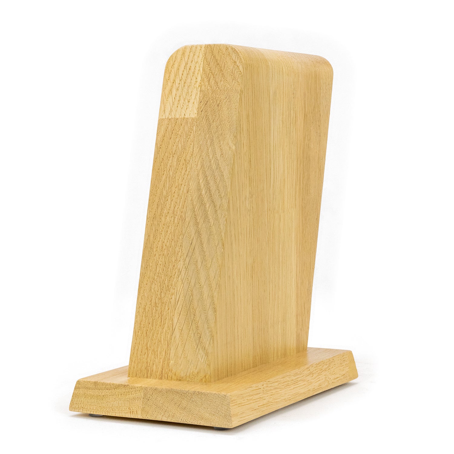 „Schlichter Kopfhörerständer aus Holz für minimalistisches Setup“ 