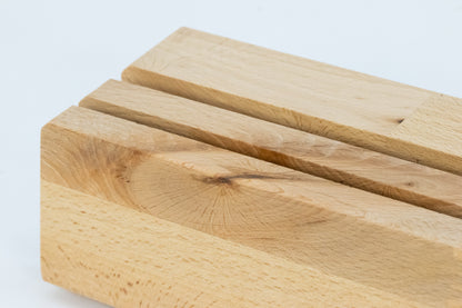  „Dekorativer Vinylhalter aus Holz für Lieblingsalben und Cover“