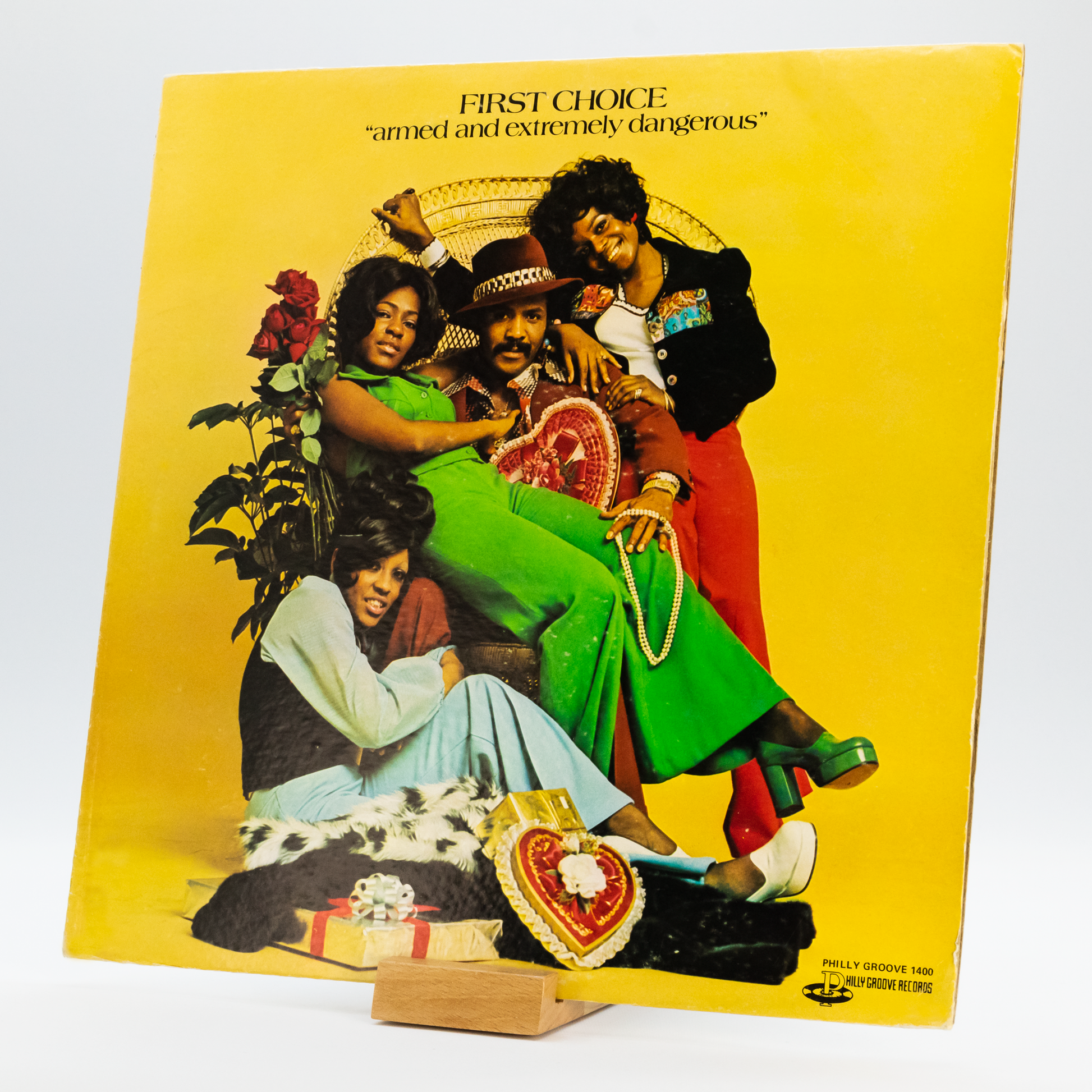  „Vinylständer aus Holz zur dekorativen Aufbewahrung von Schallplatten“ 