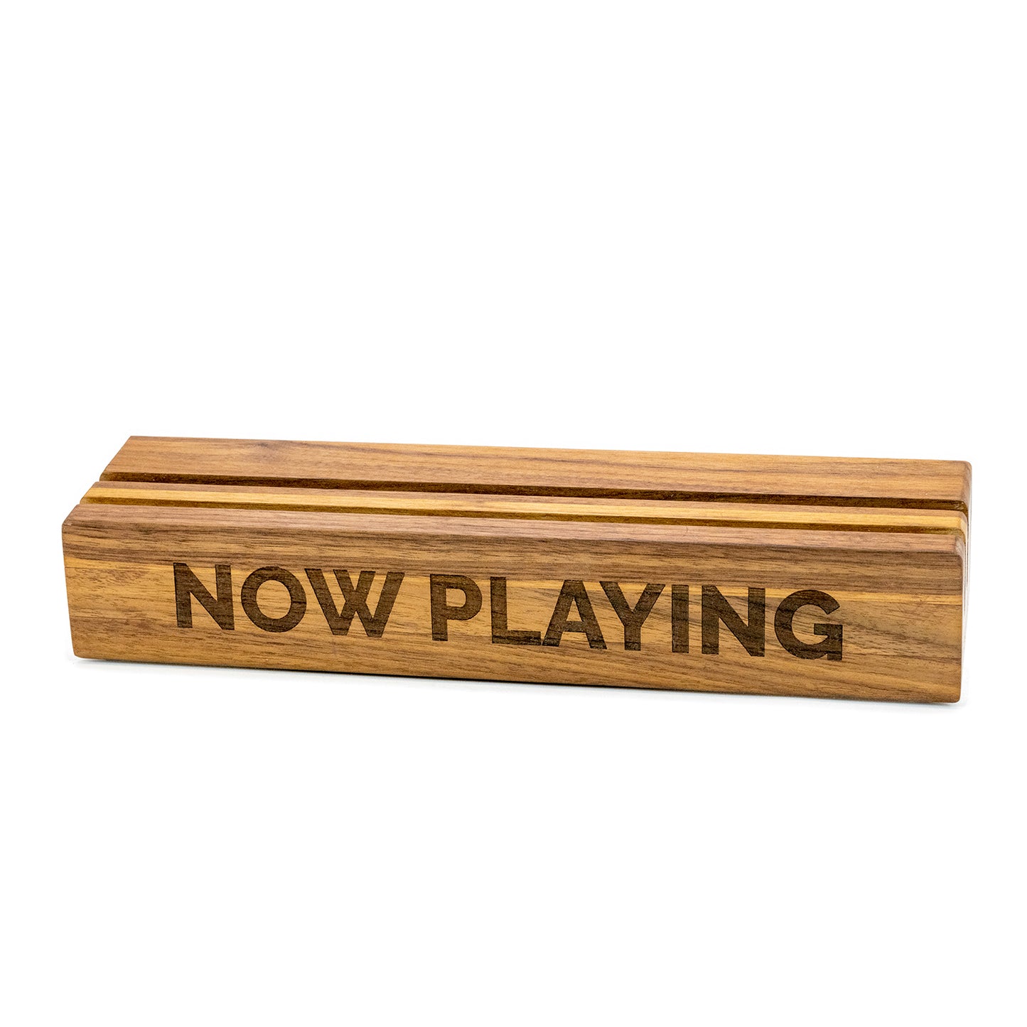 „Schallplattenhalter aus Holz für Vinylcover im modernen Wohnstil“ 
