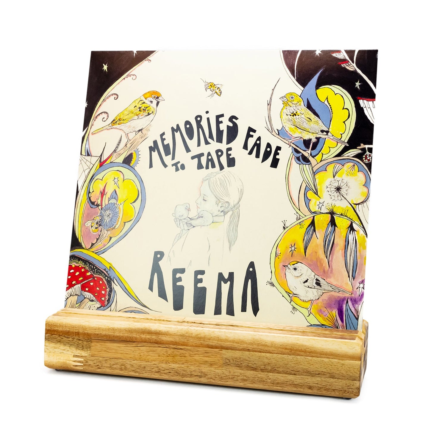  „Minimalistischer Vinylhalter aus Holz für einzelne Lieblingsalben“ 